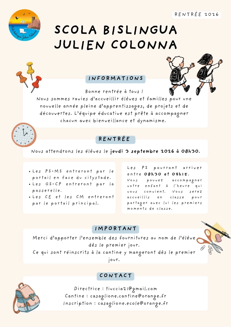 Rentrée 2026 - FR